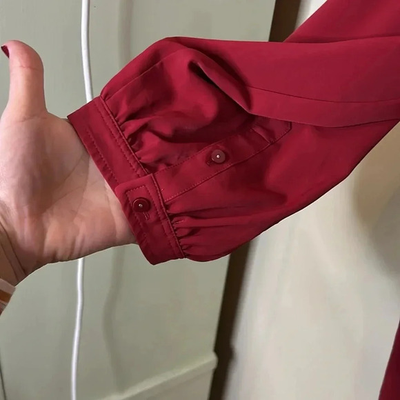 Red Express Button Down Size L - Picture 6 of 6